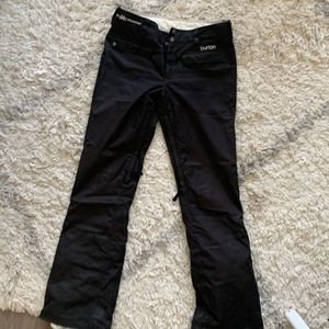 Black burton ski/snowboard pants